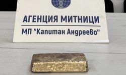 Tırın direksiyonuna gizlenen külçe altın komşuya takıldı