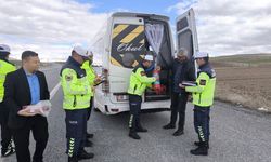 Tomarza'da servis şoförlerine güvenlik ve trafik eğitimi verildi