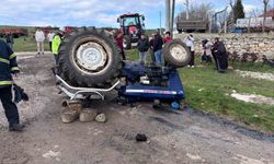 Traktör kazasında 1 kişi hayatını kaybetti