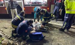 Uçurumdan deniz kıyısına yuvarlanan otomobilde 3 kişi yaralandı