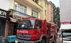 Vezirköprü'de daire yangını