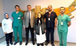 Vücudundan 3,7 kiloluk tümör çıkartılan hasta sağlığına kavuştu