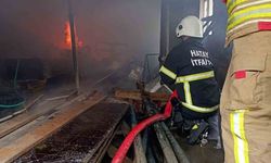 Yayladağı'nda müstakile evden alevler yükseldi