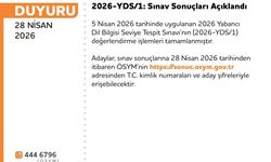 YDS sonuçları açıklandı