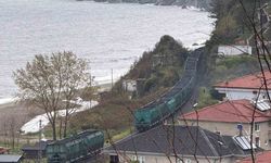 Zonguldak'ta yük treninin vagonları ayrıldı, seferler aksadı