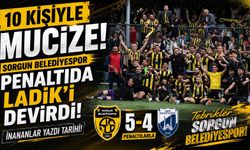 10 Kişiyle Mucize: Sorgun Belediyespor Penaltıda Ladik'i Devirdi