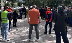 Adliyede iş sağlığı ve güvenliği tatbikatı yapıldı