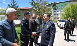 Ağrı Emniyet Müdürü Önder, Kurban Bayramı'nda emniyet personeliyle bayramlaştı