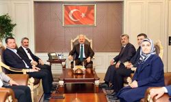 AK Parti heyetinden Vali Osman Varol'a veda ziyareti