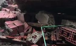Amasya'da ahır yıkıldı, kadın çiftçi hayvanlarını kurtardı