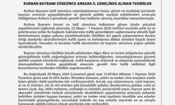 Ankara'da bayramda 24 binin üzerinde emniyet ve jandarma personeli görev başında olacak