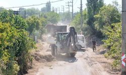 Aydın'da kırsal mahalle yollarında bakım ve temizlik çalışması