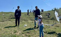 Bilecik'te gökyüzü uçurtmalar ile renklendi