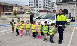 Bilecik'te öğrencilere trafik eğitimi