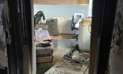 Bodrum'da ev yangını