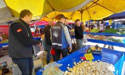 Bolu'da pazarda fiyat ve tartı denetimi