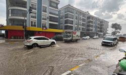 Bozdoğan'da sağanak yağış sonrası ekipler sahada