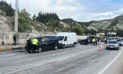 Burdur'da zincirleme kaza: 5 hafif yaralı