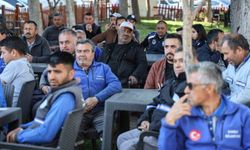 Çameli Belediyesi personeli 1 Mayıs'ta bir araya geldi
