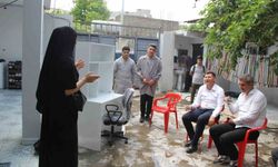 Cizre'de öğrenciler akranları için önce üretti sonra evine götürüp teslim etti