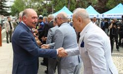Çorum'da kent protokolü ve vatandaşlar bayramlaştı