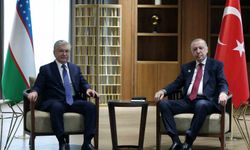 Cumhurbaşkanı Erdoğan, Özbekistan Cumhurbaşkanı Mirziyoyev ile görüştü