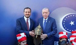 Cumhurbaşkanı Erdoğan'a anlamlı hediye