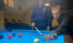 Denetimli serbestlik yükümlülerine bilardo etkinliği