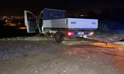 Direksiyon hakimiyetini kaybeden alkollü sürücü şarampole uçtu