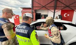 Diyarbakır'da jandarma ekipleri Kurban Bayramı öncesi trafik uygulaması yaptı