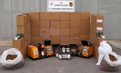 Efeler'de kaçak sigara imalathanesine baskın