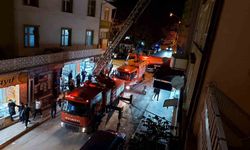 Elazığ'da baca yangını