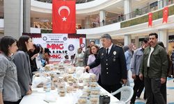 Erzurum'da emniyet mensuplarının eşlerinden hayır çarşısı