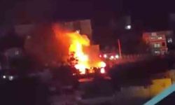 Gecekonduda korkutan yangın: Mutfak tüpü patladı