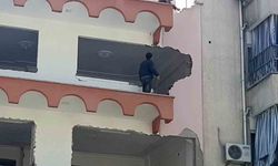 Güvenlik önlemleri alınmadan yapılan bina yıkımı tehlike saçtı