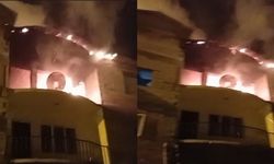 Hakkari'de korkutan ev yangını
