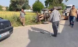 Hatay'da devrilen traktörün 80 yaşındaki sürücüsü öldü