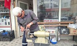 Hisarcık'ta bıçakçıların yoğun mesaisi