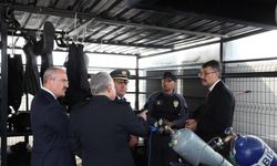 İçişleri Bakan Yardımcısı Çelik, Deniz Polisi Eğitim Merkezi'nde incelemelerde bulundu
