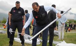 Iğdır çadır kent yönetiminde Türkiye'ye örnek olmayı hedefliyor