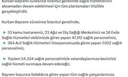 İstanbul'da Kurban Bayramı'nda 54 bin 334 personel görev yapacak