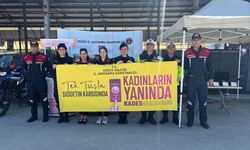 Jandarma'dan KADES ve kadına şiddet bilgilendirmesi yapıldı