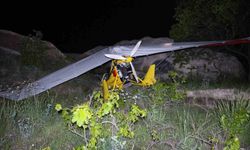 Kapadokya'da microlight hava aracı zorunlu iniş yaptı: 2 yaralı