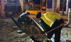 Karabük'te altyapı yenileme çalışmaları geceleri devam ediyor