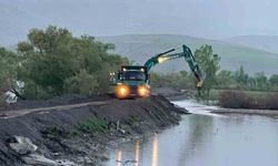 Karasu Nehri'nde sedde yükseltme çalışmaları sürüyor