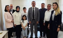 Kaymakam Ateş, öğrencilerin evine konuk oldu