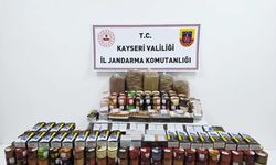 Kayseri'de 9 bin 660 adet içi tütün doldurulmuş makaron ele geçirildi