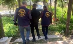 Kesinleşmiş 40 yıl cezayla aranan şahıs saklandığı bağ evinde yakalandı