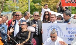 Kırşehir'de engelli bireyler için sessiz yürüyüş düzenlendi