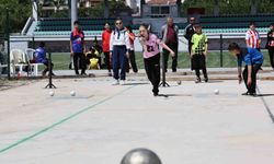 Manisa'da Okul Sporları Bocce Grup müsabakaları başladı